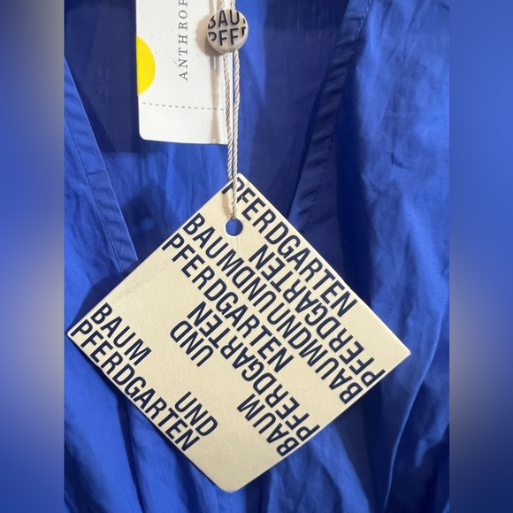 Anthropologie Baum und Pferdgarten Aeva Midi Dress, Sz 4 NWT - Picture 5 of 6